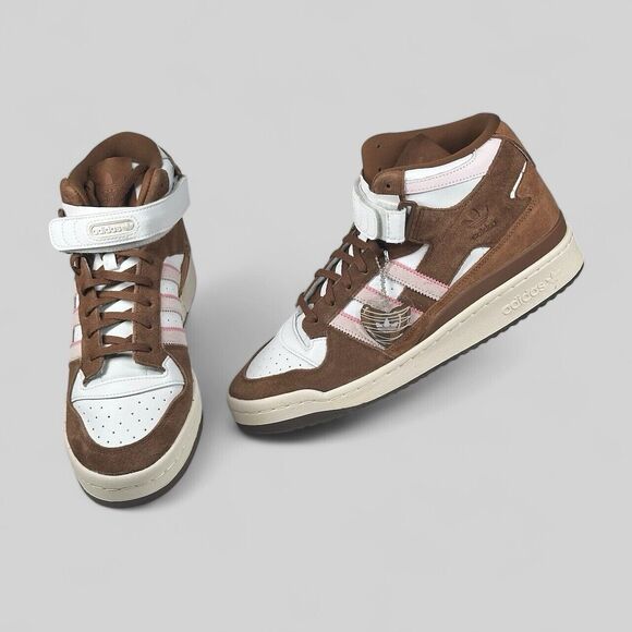 adidas Other - Adidas Shoes Forum Mid Brown Pink Mens Size 10 Chocolate Strawberry GY6802